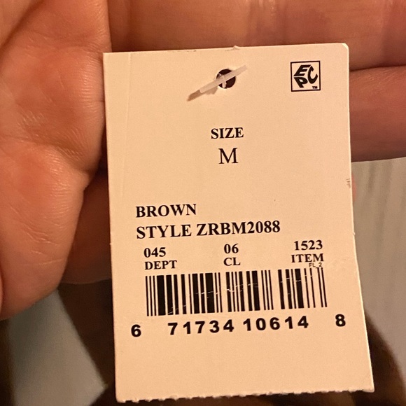 Zion roots wear brown long sleeve tshirt bob Marley cotton graphic print medium - Picture 4 of 5